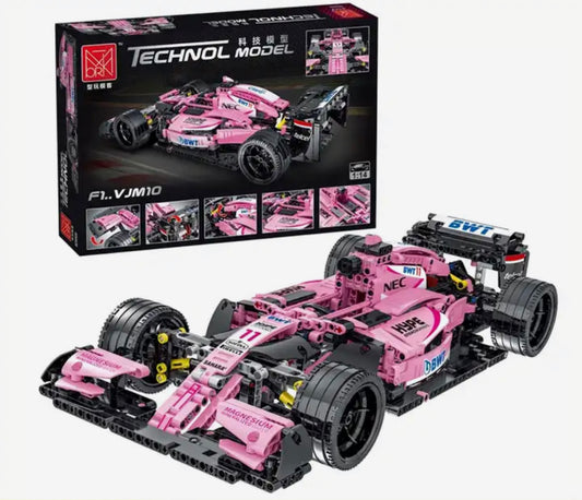 Ferrari F1 Pink Building Blocks