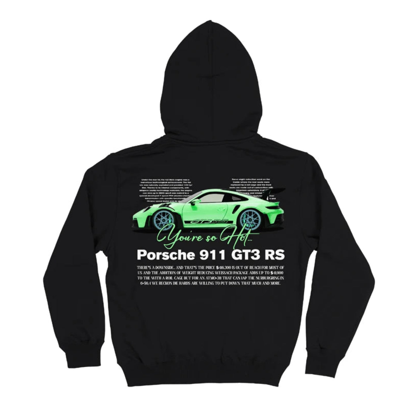 Black and Green Porsche Hoodie