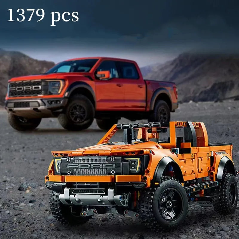 Ford Raptor F150 Truck Car Building Blocks