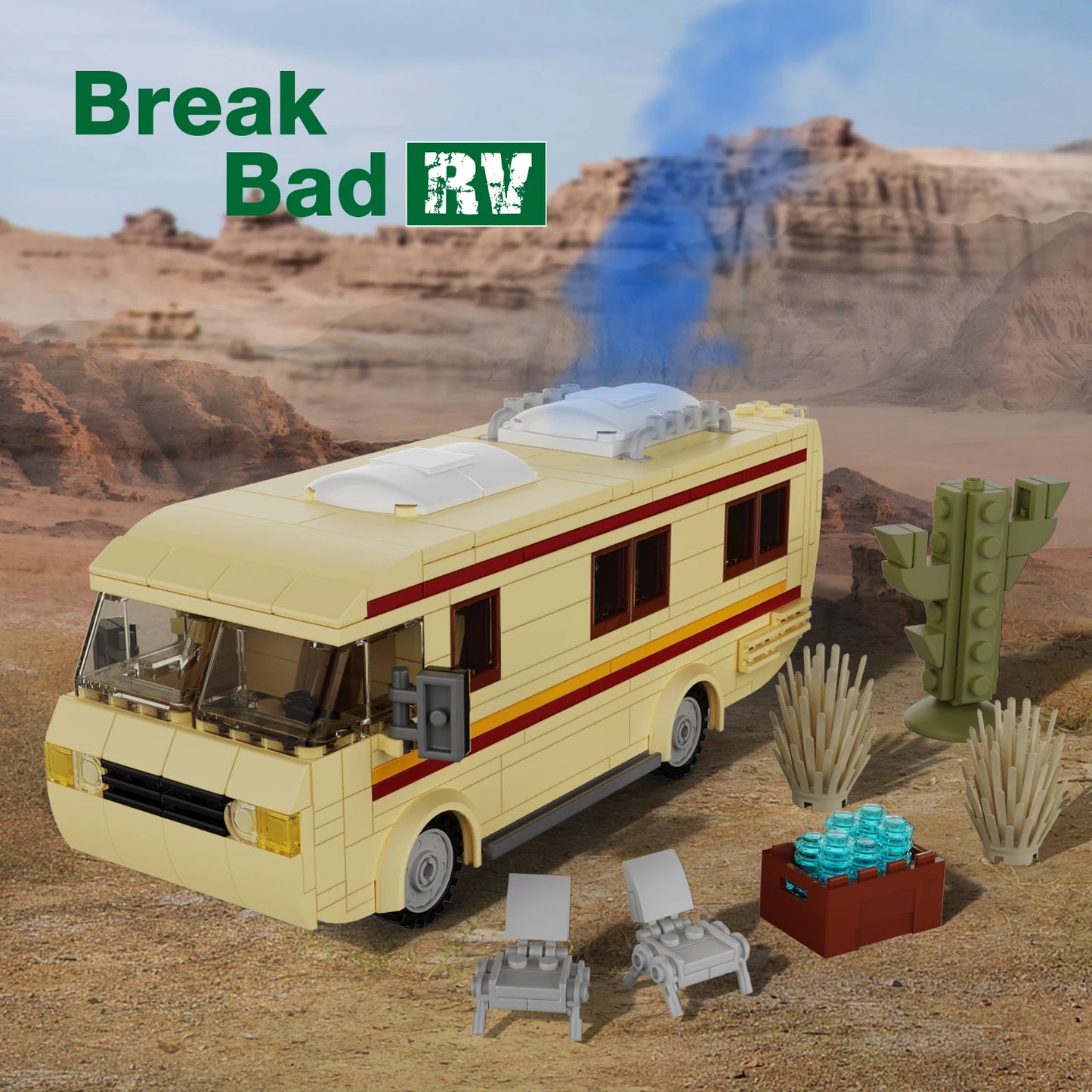 Breaking Bad Car RV Vehicle Building Blocks