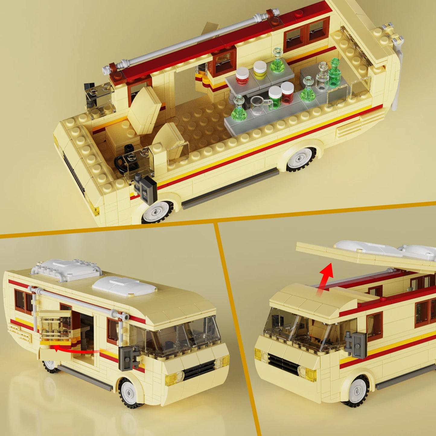 Breaking Bad Car RV Vehicle Building Blocks