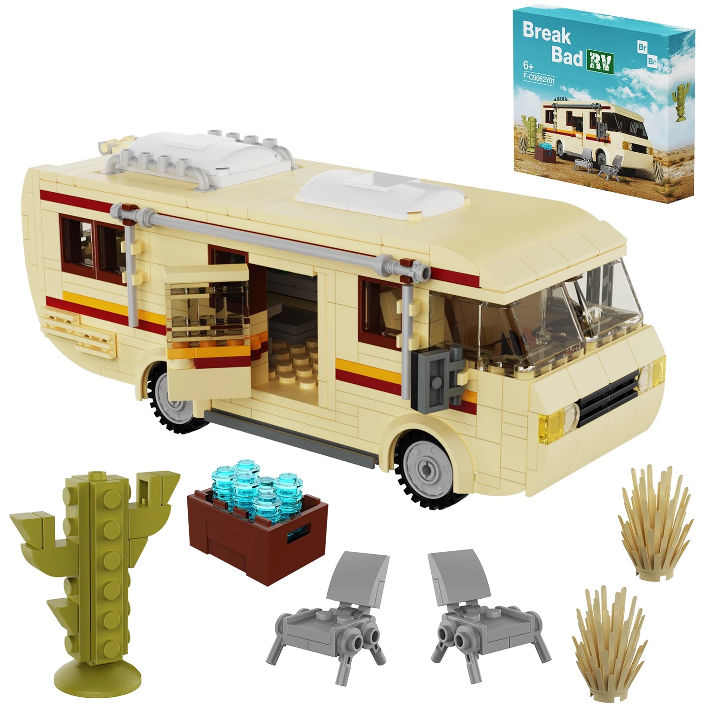 Breaking Bad Car RV Vehicle Building Blocks