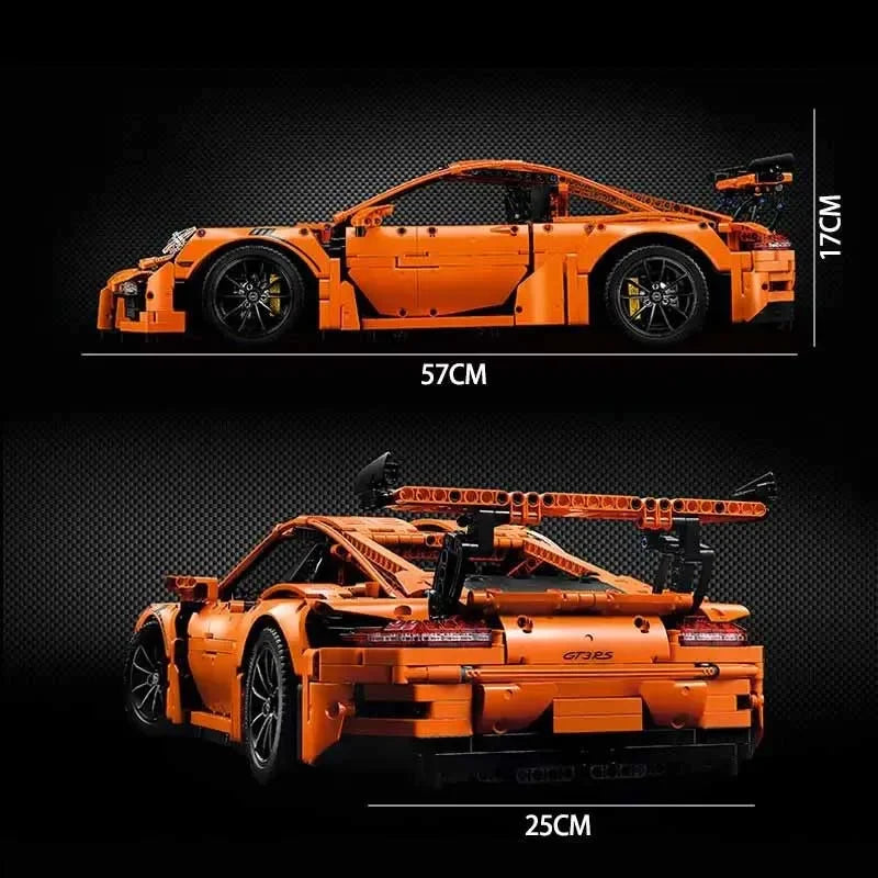 Porsche GT3 RS Technicial Car Building Blocks